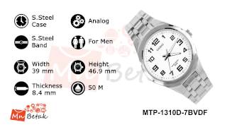 CASIO Watch MTP-1310D-7BVDF ساعه يد رجالى كاسيو MnBetak.com Official Video
