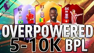 BEST CHEAP OVERPOWERED 5K TO 10K BPL FUT CHAMPIONS SQUAD BUILDER! FIFA 17 ULTIMATE TEAM