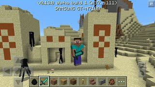 Выживание в Майнкрафт ПЕ 0.13.0 Храм в пустыне /Minecraft PE 0.13.0