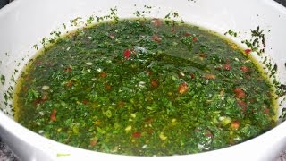Receta de Salsa chimichurri # 1