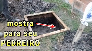 Você já viu esse GABARITO de sapata? Vai ajudar muito