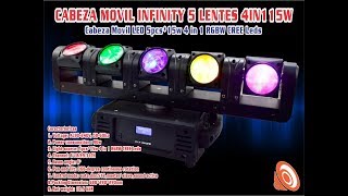 INFINITY 5 Moving Head Bar Light