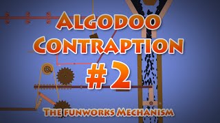 Algodoo contraption #2 - The Funworks Mechanism
