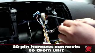 Mitsubishi Lancer 2008-2013 GROM Bluetooth USB Android iPhone Car Kit Install Stereo Removal Guide