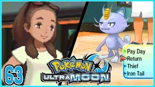 Pokemon Ultra Moon Part 63 MOM'S MEOWTH BATTLE EVENT Gameplay Walkthrough