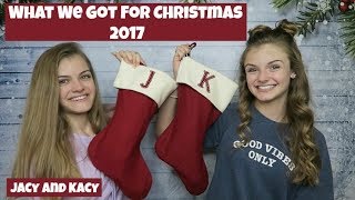 What We Got for Christmas 2017 ~ Jacy and Kacy