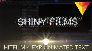 Hitfilm 4 Express Tutorial - How to make Animated Text
