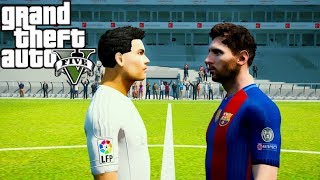 GTA 5 MOD VITA REALE DA CALCIATORE ⚽#18 - CRISTIANO RONALDO CONTRO LIONEL MESSI! SCONTRO FINALE!!
