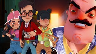 Привет СОСЕД по СЕТИ с ДРУЗЬЯМИ! - НОВЫЙ СЕКРЕТНЫЙ ПРИВЕТ СОСЕД Secret Hello Neighbor крабокот