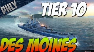 World of Warships DES MOINES GAMEPLAY - Tier 10 American Cruiser
