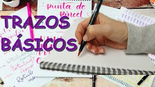 Trazos básicos en Lettering y  Brush lettering - Principiantes ?❤️