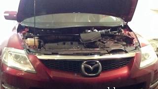Снятие приборной панели на автомобиле Mazda CX-9 2008 года выпуска