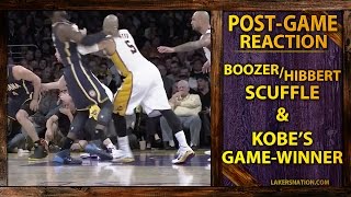 Kobe Bryant Hits Game-Winner, Reactions To Carlos Boozer, Roy Hibbert Scuffle