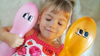 Лопаем шарики, учим цвета.Песенки для детей. Are you sleeping.