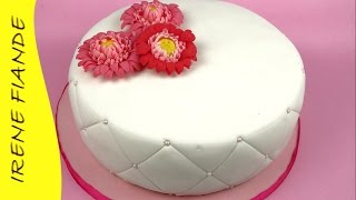 Украшения из мастики. Как сделать эффект капитоне на мастике