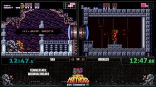 Ivan vs InNoRush. Super Metroid 100% Tournament 2016
