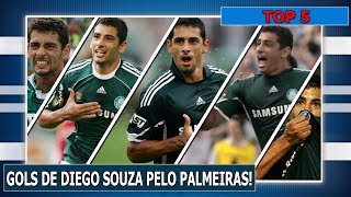 TOP 5 - GOLS DE DIEGO SOUZA PELO PALMEIRAS!