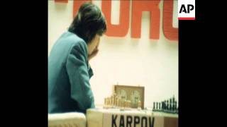 SYND 19 10 78 SCENE OF 32ND WORLD CHESS GAME, FINAL GAME