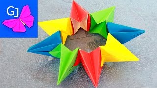 Оригами Калейдоскоп из бумаги ❀ Движущиеся поделки своими руками