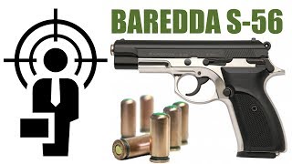 Стартовый, холостой пистолет 9 мм. BAREDDA S-56 (реплика CZ 75)