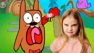 ЗЛИМ и ДРАЗНИМ ЗВЕРЬКА Играем с Евой в мультяшную Игру Do not disturb Детский летсплей.Eva Play