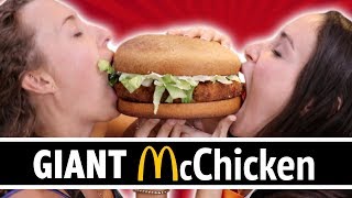 DIY GIANT McCHICKEN SANDWICH