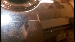 Удаление глубокой царапины с кузова авто без покраски и полировки