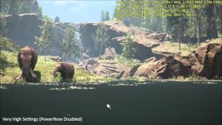 MSI GX70 - Far Cry Primal - Benchmark - Test overcloking AMD A10-5750M ES / HD8970M (R9 M290X)