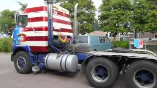 OVERDORP IJmuiden, original Truck Mack F786ST T88 with original Trailer Netam Fruehauf nr 69