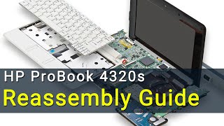 How to reassemble laptop HP ProBook 4320s