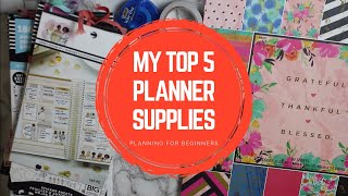 My Top 5 Planner Supplies Worth Buying | Planning for Beginners