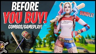 The Best HARLEY QUINN Skin Review in Fortnite! Combos/Gameplay! (Fortnite Battle Royale)