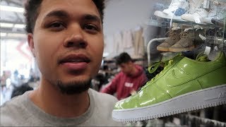 FIRST TIME IN THE THRIFT SHOP! (TONS OF SNEAKERS )