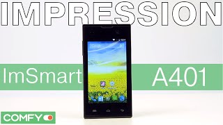 Impression ImSmart А401 Black - доступный 2 симочный смартфон - Видеодемонстрация от Comfy.ua