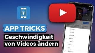 Geschwindigkeit von Youtube Videos am iPhone ändern