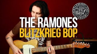 Как играть The Ramones Blitzkrieg Bop на гитаре