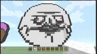 Minecraft: How to Make Me Gusta Face ! STEP BY STEP GUIDE