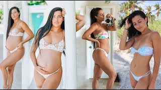 Affordable Bikini Try On Haul after Pregnancy | Pregnant girlfriend nice dress & bikini try on haul
