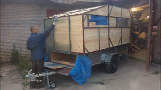 Строим жилой модуль в прицеп. Часть- 5. Продолжение...