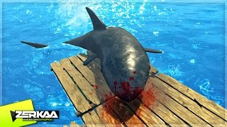 SHARK ATTACK SURVIVAL SIMULATOR? (Raft #1)