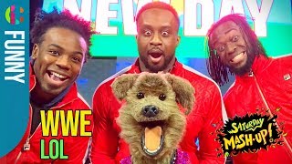 WWE team The New Day come face to face with Hacker T Dog