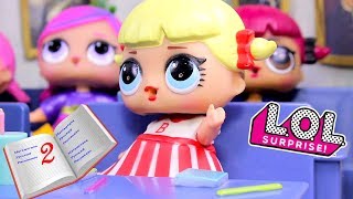 Куклы ЛОЛ КТО ПОЛУЧИЛ ДВОЙКУ? Мультик LOL dolls Школа Игрушки