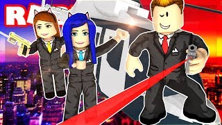 BECOMING A SECRET SPY IN ROBLOX! DON'T TOUCH THE LASERS!!
