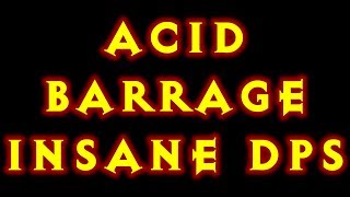 Diablo 3 Witch Doctor Build Acid Barrage! Insane DPS! 2.0.1