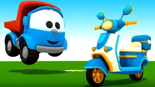 Мультфильм Грузовичок Лева - Мультфильм - конструктор 3d Скутер