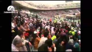 همایش احمدی نژاد در استادیوم آزادی
