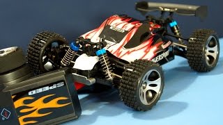 Машинка на Радиоуправлении - Багги на пульте управления WLTOYS 4WD обзор на русском