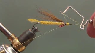 Dark Edson Tiger tied using Rotary Fly Tying Techniques
