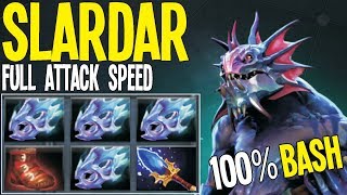 Permanent Stun Max Attack Speed Slardar 100% Bash | Dota 2 Silly Builds
