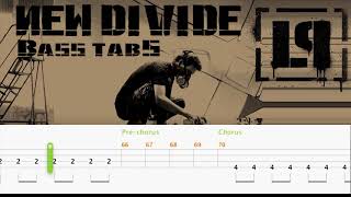 Linkin park - New divide (bass tabs)